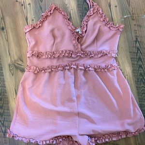 Dusty Rose One Piece Jumper Size L